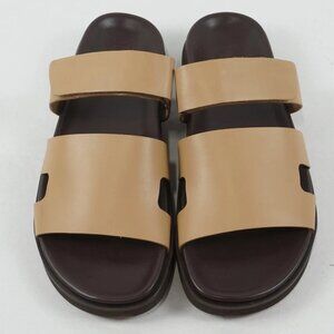 Bobbies Barry Leather Handcrafted in Portugal Flat Sandals Shoes Casual Comfy